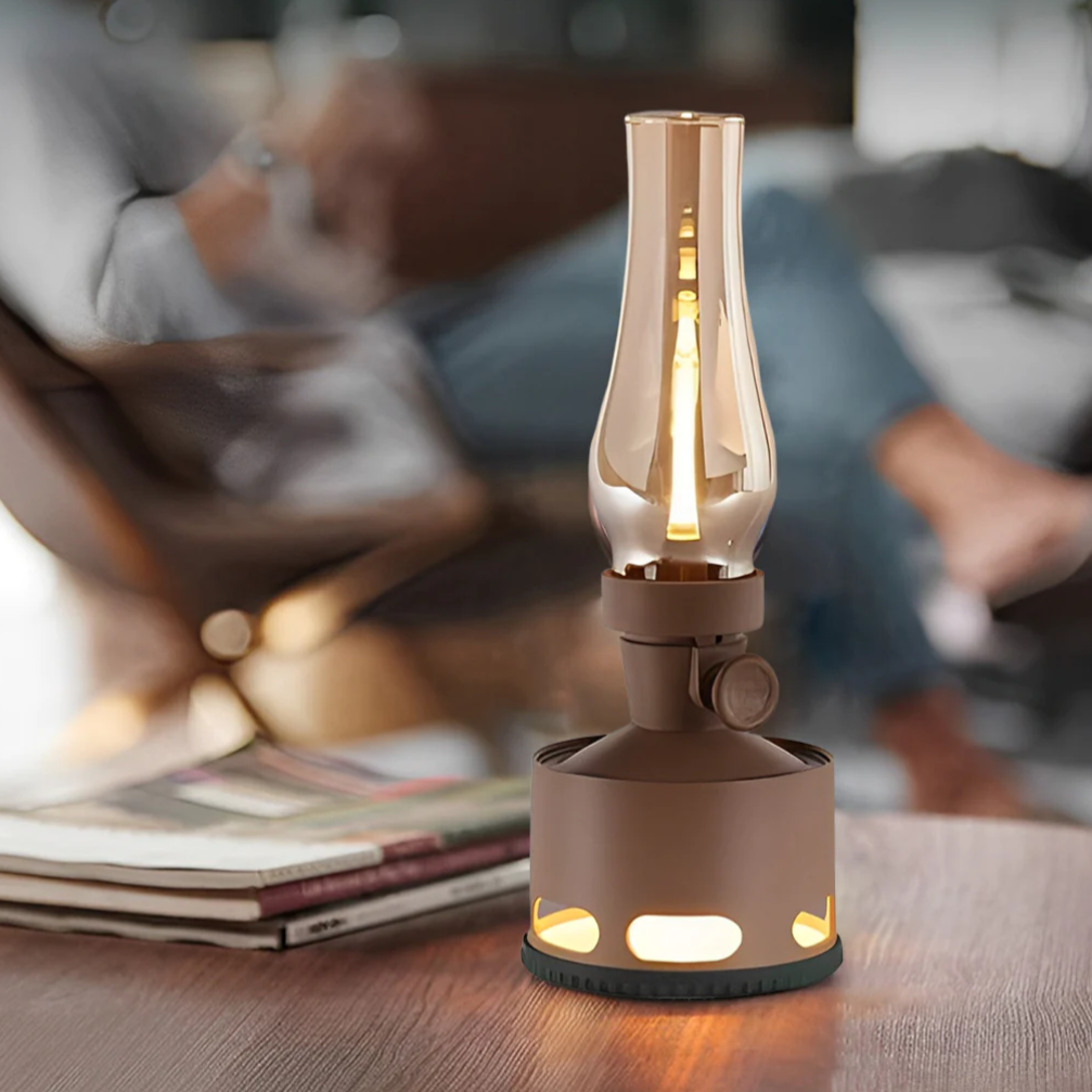 RetroGlow – LED Tischlampe