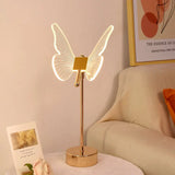 RetroGlow – LED Schmetterling Tischlampe