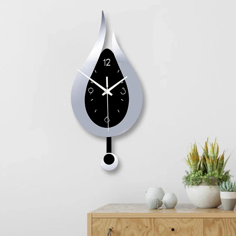 WaterDrop - Minimalistische Wanduhr
