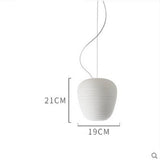 Luminoir – Glas Pendelleuchte Weiß