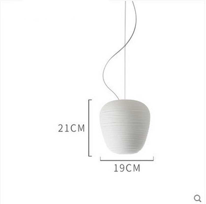 Luminoir – Glas Pendelleuchte Weiß