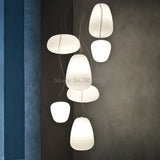 Luminoir – Glas Pendelleuchte Weiß