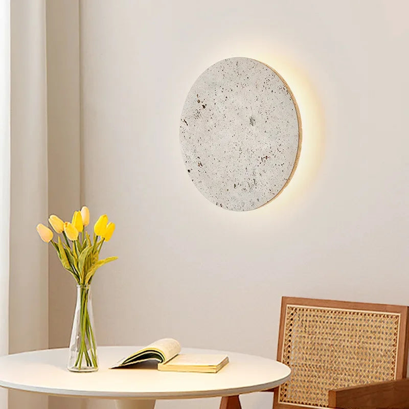 EarthyRadiance – Wandlampe Naturstein