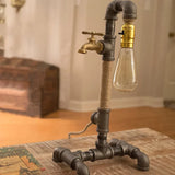 SteamLume - Steampunk Tischlampe