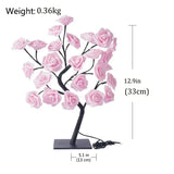 FloraLuxe - Rosen Tischlampe