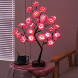FloraLuxe - Rosen Tischlampe