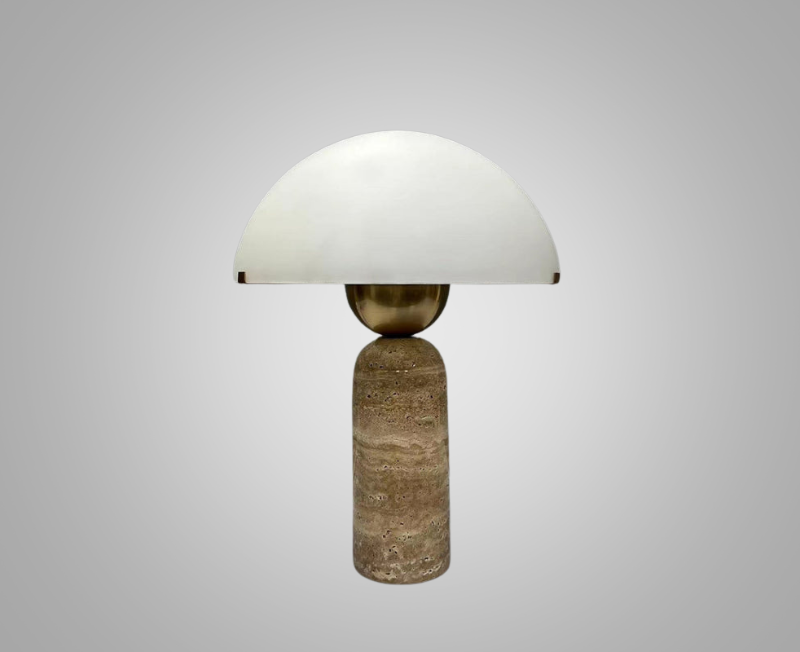 LuxeGlow - Marmor Tischlampe