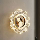 SunGlow – Goldene Wandleuchte