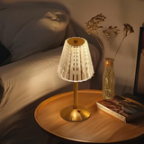 GoldenNest - Kristall Tischlampe