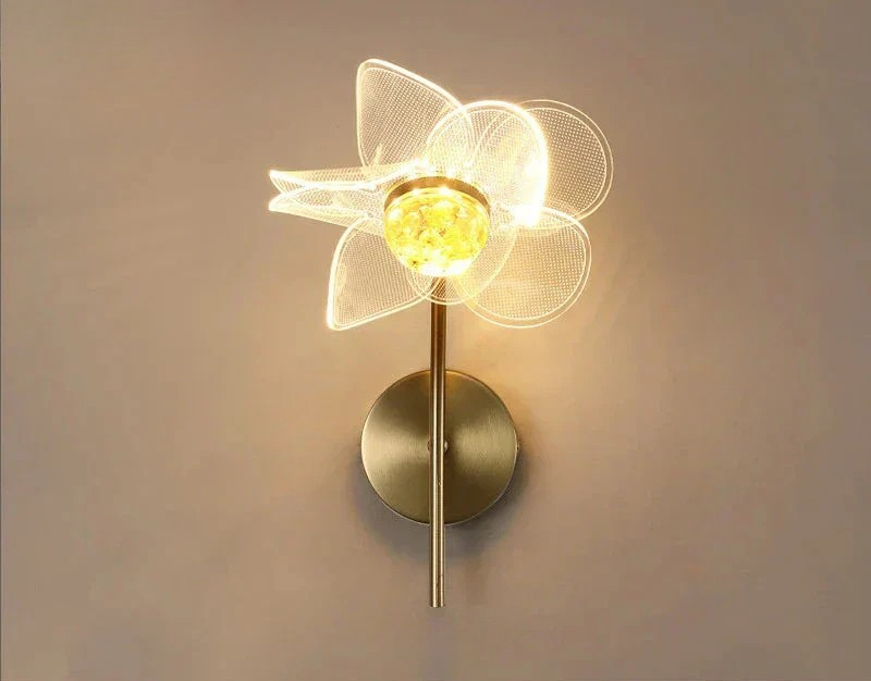 BloomGlow – LED Wandlampe