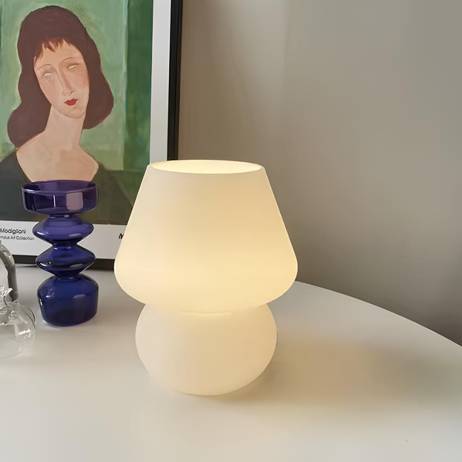 Lumora Handgefertigte Glastischlampe
