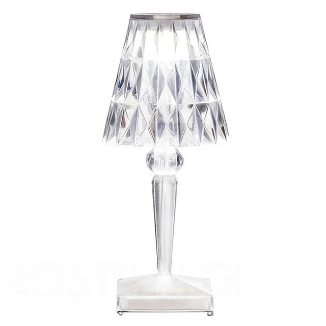 CrystalGlow – Acryl Tischlampe