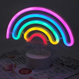 NeonGlow - Tragbare Regenbogen LED Lampe