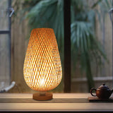 VintageBambooGlow – Bambus Tischlampe