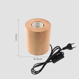 TimberGlow – Retro Holzlampe
