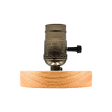 TimberGlow – Retro Holzlampe