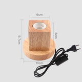 TimberGlow – Retro Holzlampe