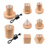 TimberGlow – Retro Holzlampe