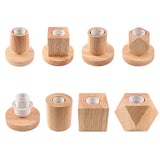 TimberGlow – Retro Holzlampe
