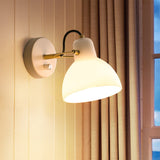 Luminosa - Wandleuchte Weißglas