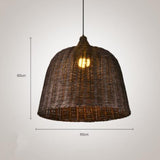 Luminoir – Bambus Rattan Hängelampe