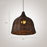 Luminoir – Bambus Rattan Hängelampe