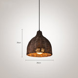 Luminoir – Bambus Rattan Hängelampe
