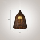 Luminoir – Bambus Rattan Hängelampe