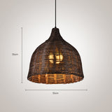 Luminoir – Bambus Rattan Hängelampe