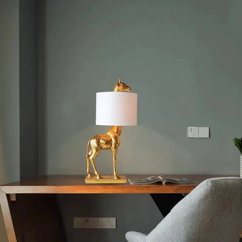Fabrikage – Giraffen Tischlampe