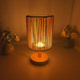 BarrelGlow - Holz Tischlampe