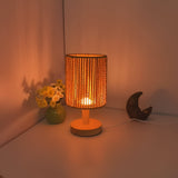 BarrelGlow - Holz Tischlampe