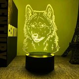 WolfLicht – 3D Nachttischlampe