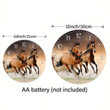 GallopTime - Pferde Wanduhr