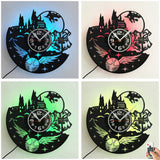VinylTime - Stille LED Wanduhr