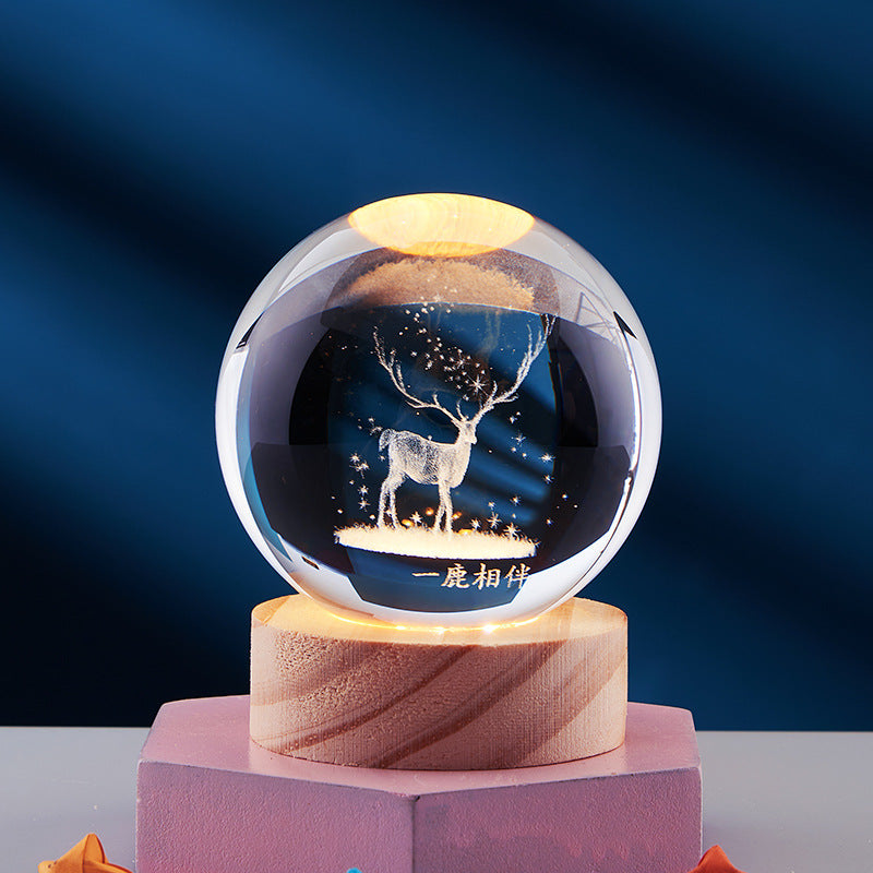 CrystalGlow – 3D Nachtlampe