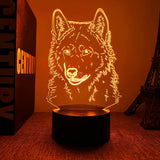 WolfLicht – 3D Nachttischlampe