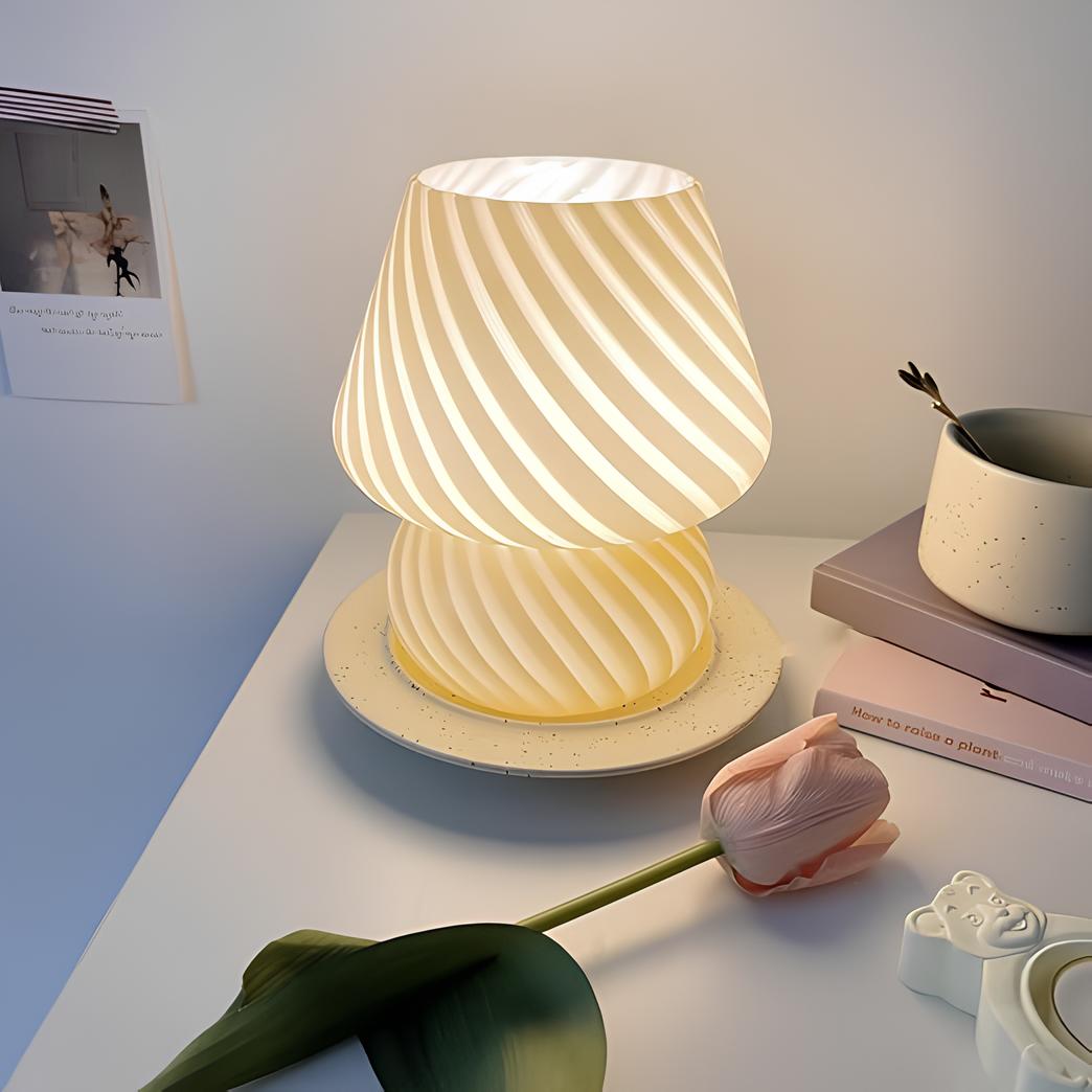 Lumora Handgefertigte Glastischlampe