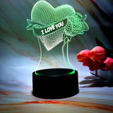HartLicht – 3D LED Illusionslampe