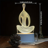 ZenLight - 3D Yoga Lampe