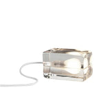 GlowCrystal - Transparente Tischlampe