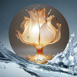 LotusLampa - Aluminium Tischlampe