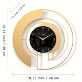 GeoGold - Moderne Wanduhr