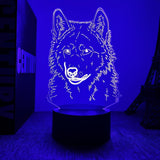 WolfLicht – 3D Nachttischlampe