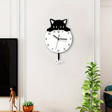 WANTIFO - Katzen Wanduhr
