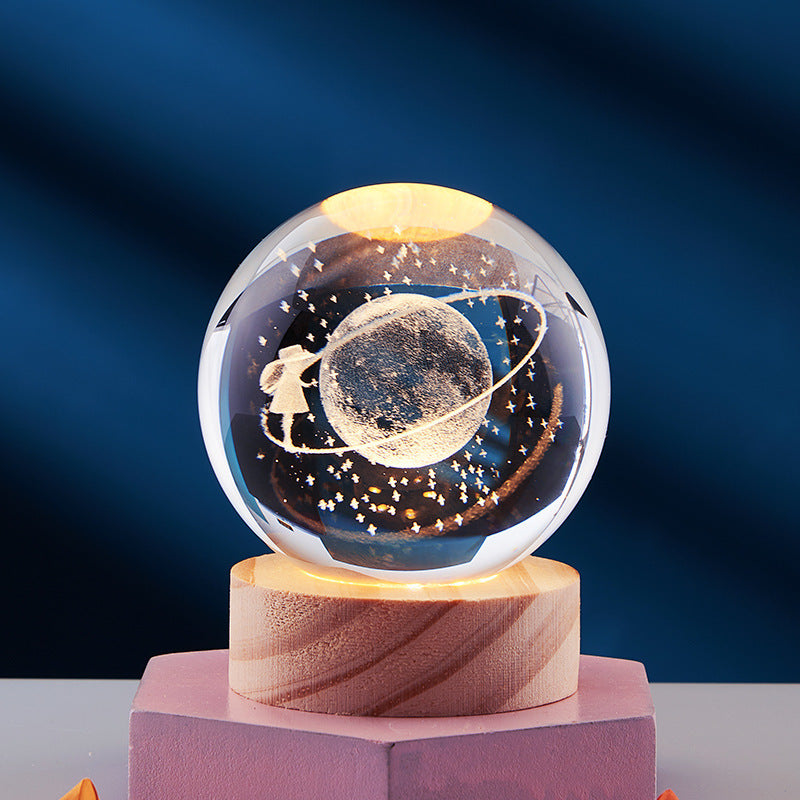 CrystalGlow – 3D Nachtlampe