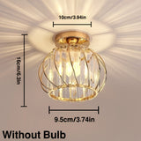 CrystalGlow – Deckenlampe Schwarz Gold