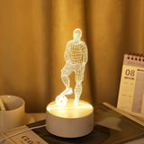 SportGlow - 3D Fußballspieler Lampe