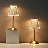 LuminaGlow – Kristall Tischlampe