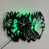 HuskyVinyl - Vintage Wanduhr